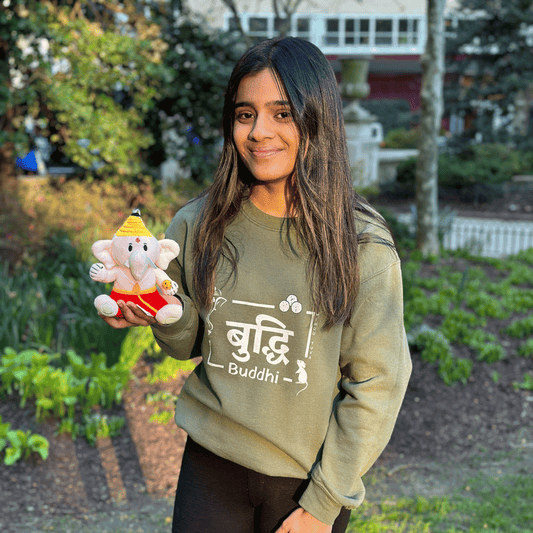 Baby Ganesh Plush personalized Hindu YUVA logo