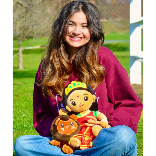 Durga Devi Plush personalized Hindu YUVA logo